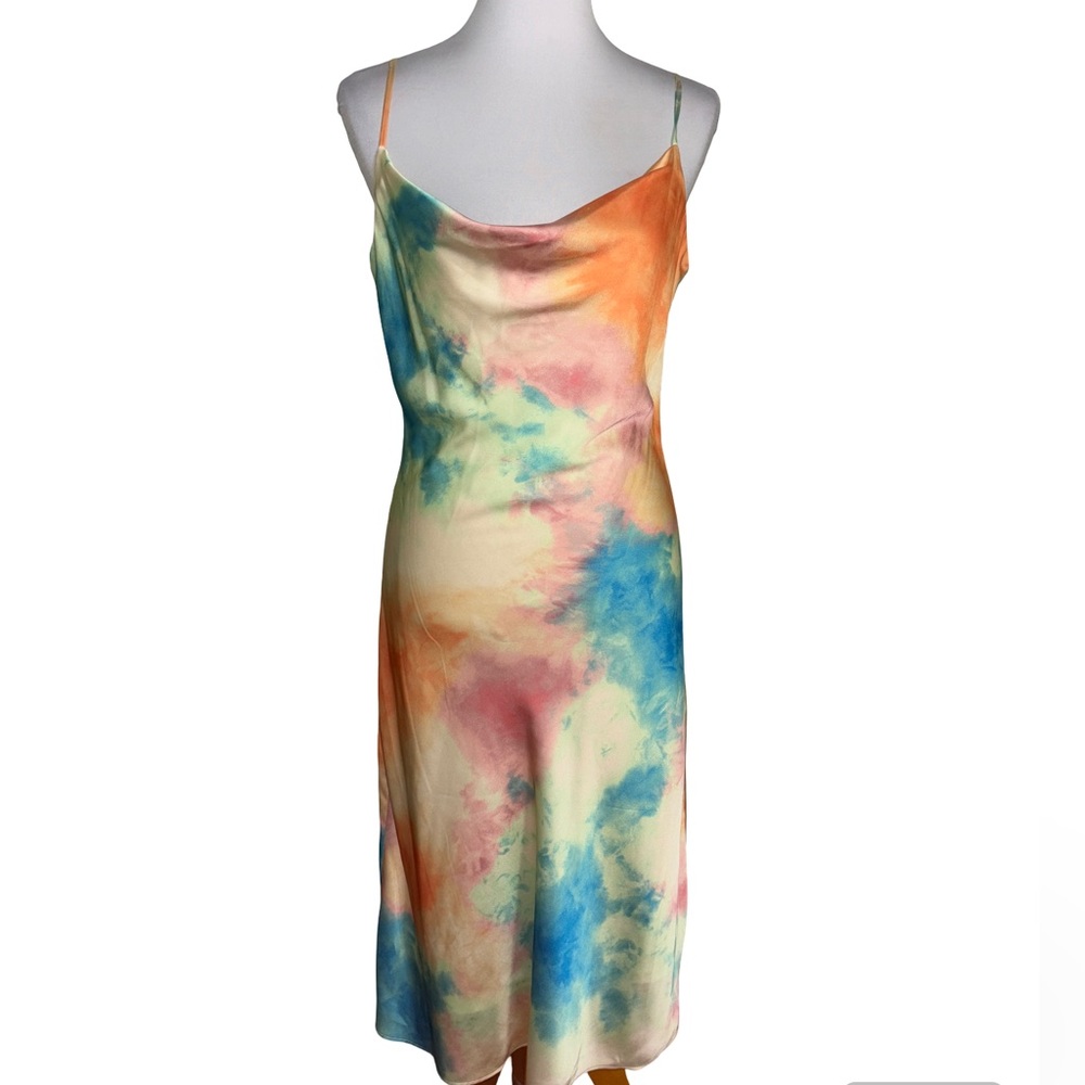 Sage Collective Rainbow Silky Dress